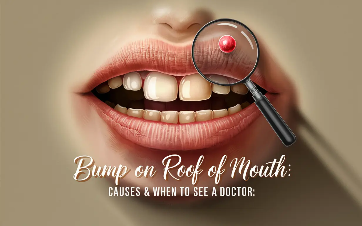 Bump on Roof of Mouth Causes & When to See a Doctor