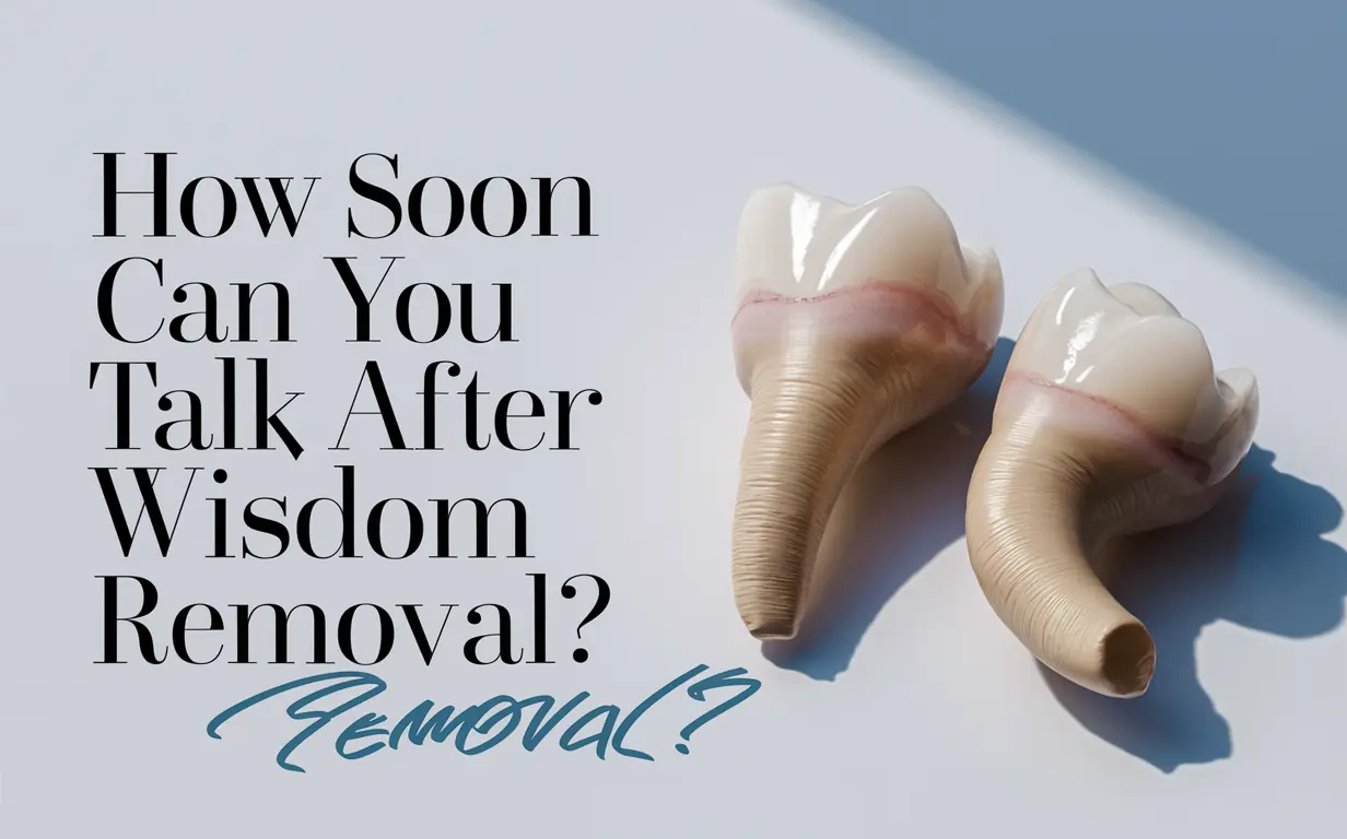 How Soon Can You Talk After Wisdom Teeth Removal