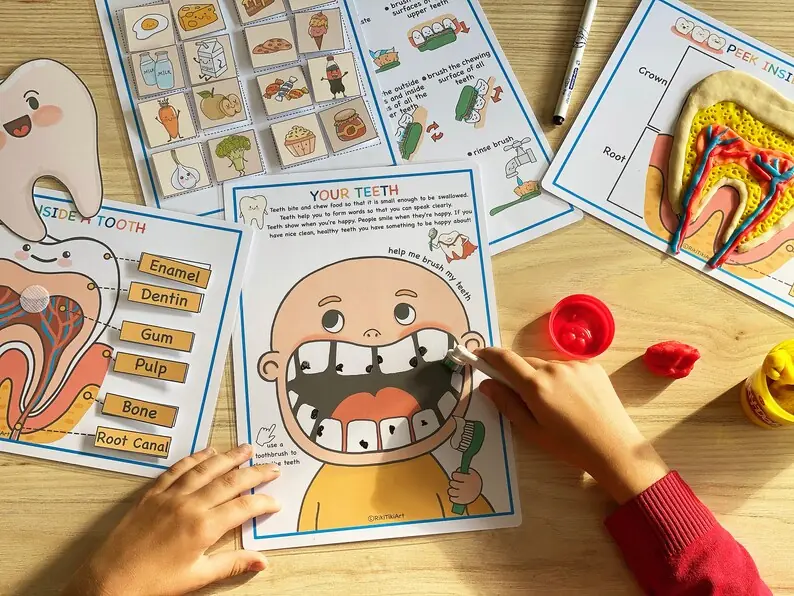 10 Healthy Habits Art Activities for Preschoolers 4 Dental Health Days Smile Driven Activities