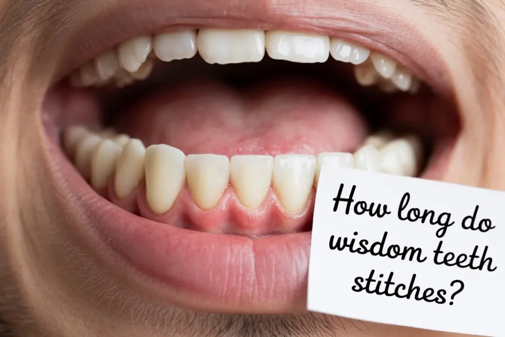 Wisdom Teeth Stitches: Healing, Pain & What to Know 3 How Long Do Wisdom Teeth Stitches stay in