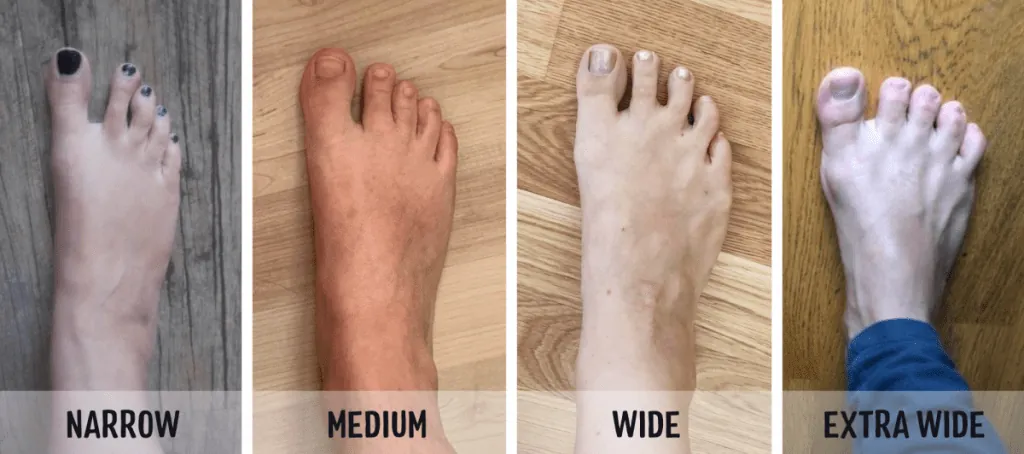 Wide vs Narrow Feet